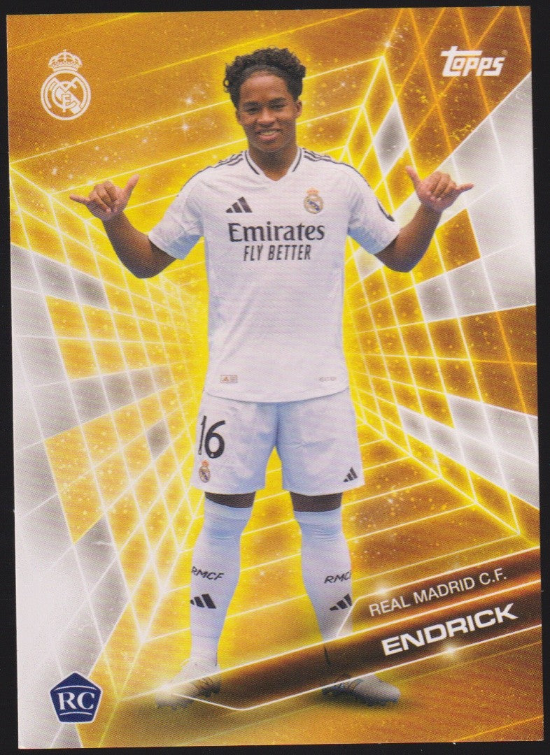 Topps RC 2023-24 Endrick Rookie Real Madrid C.F. Official Club Product Parallel – Bild 1