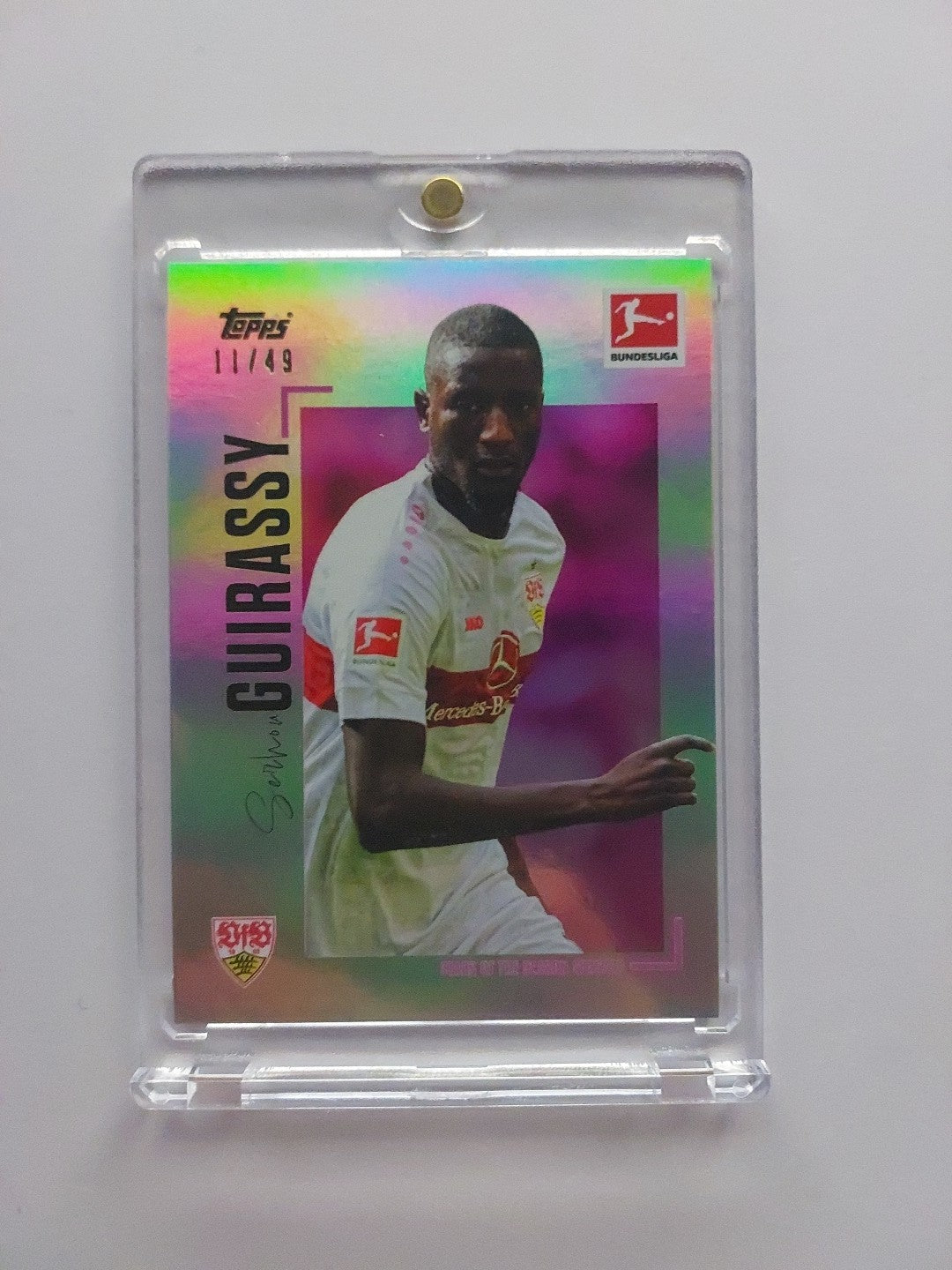 Topps Bundesliga 2022-23 Serhou Guirassy Vfb Stuttgart (Parallel: 11/49) – Bild 1