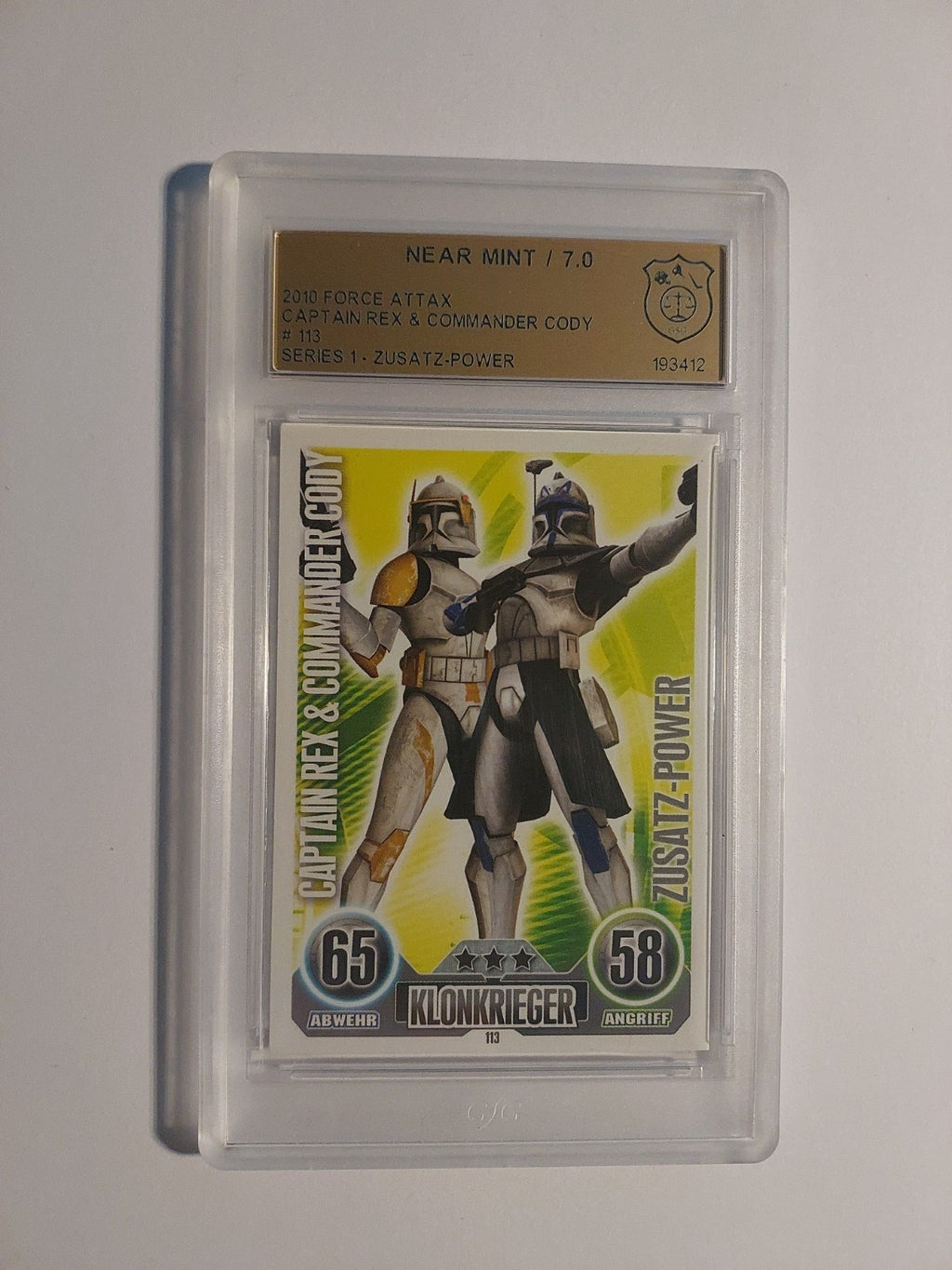 Topps Star Wars 2010 Captain Rex & Commander Cody Republik GSG 7 = PSA Rare – Bild 1