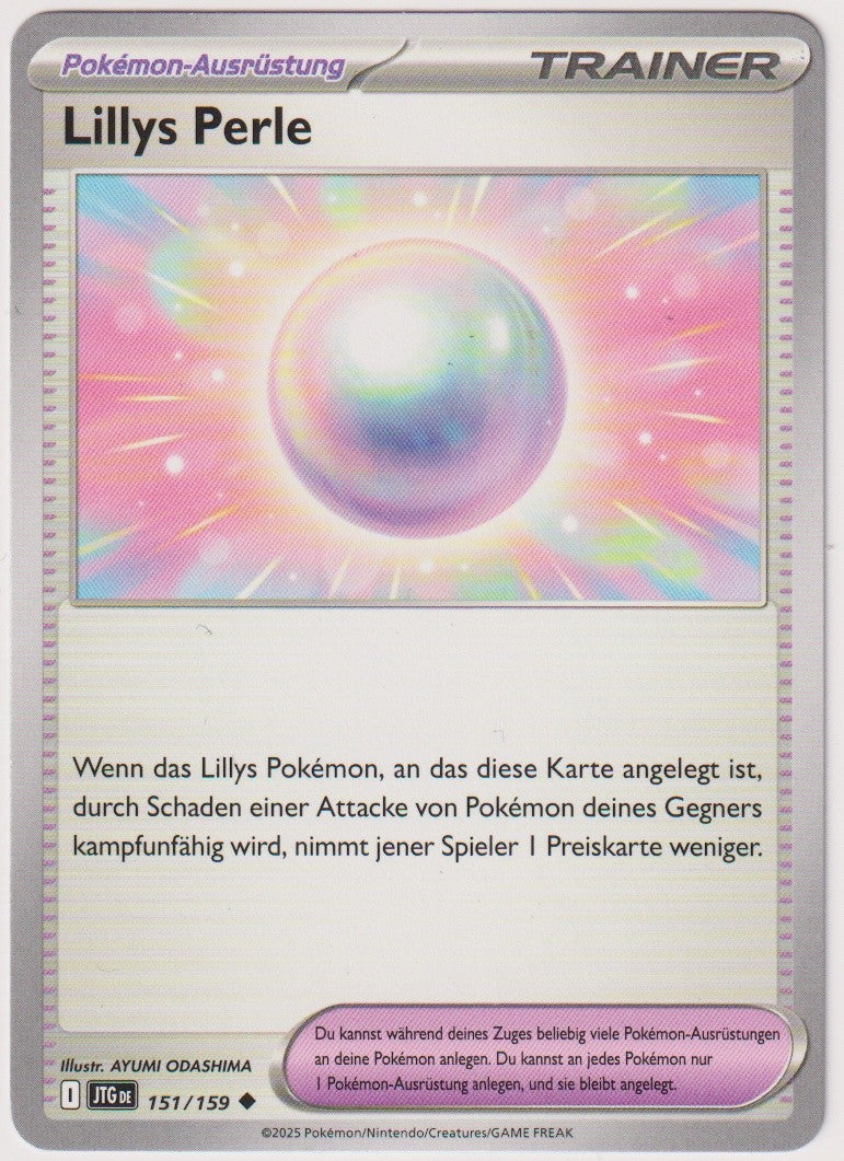 Pokemon TCG Lilly's Pearl #151/159 Uncommon (U) Deutsch 2025 – Bild 1
