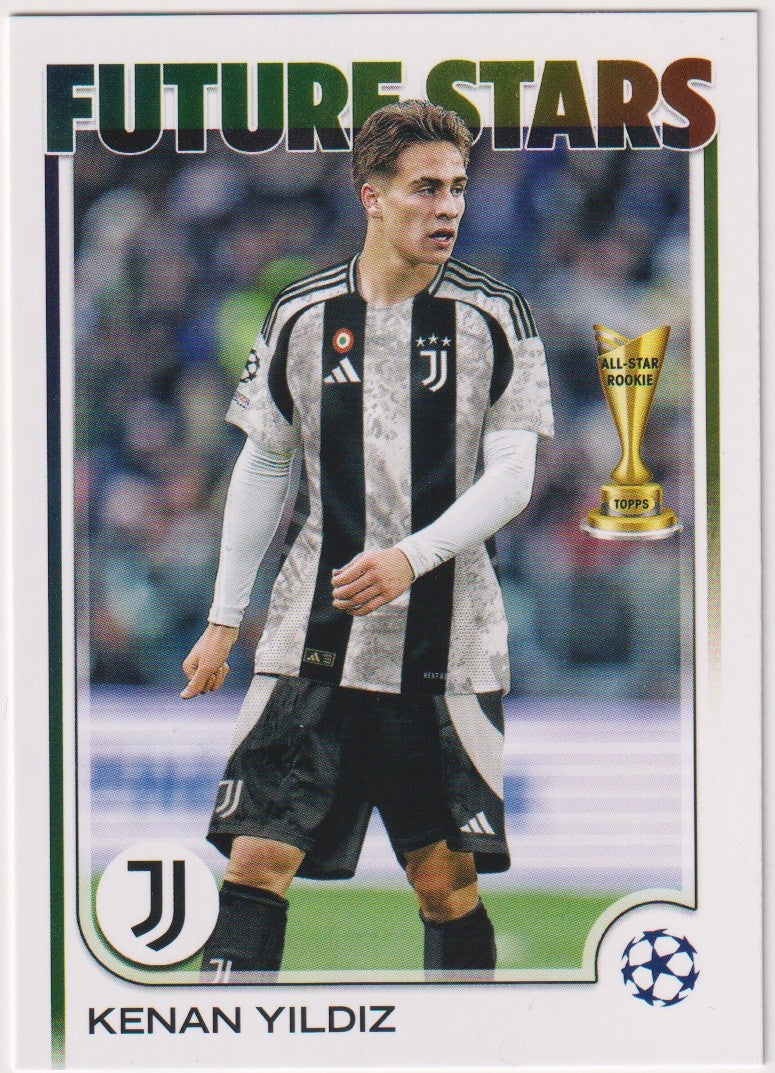 Topps Future Stars 2025-26 Kenan Yildiz Rookie Juventus All-Star Rookie Parallel – Bild 1