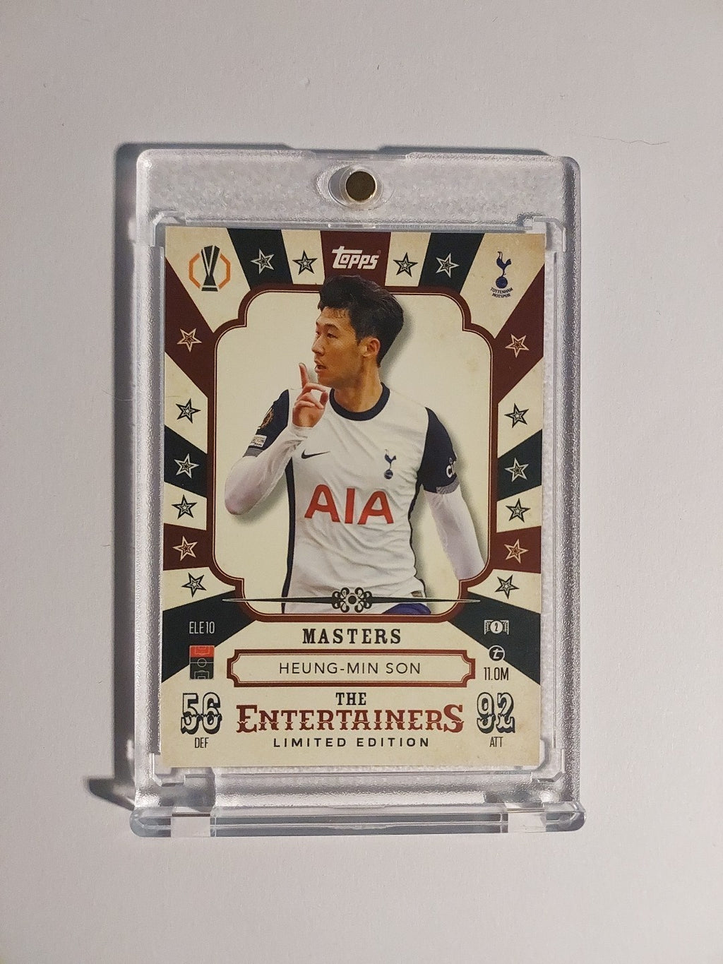 Topps Match Attax 2023-24 Heung Min Son Tottenham Parallel Insert Ultra Rare Hit – Bild 1