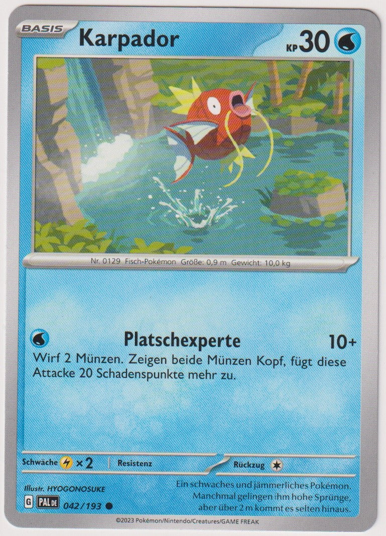 Pokemon TCG Karpador #42/193 Common (C) Deutsch 2023 – Bild 1