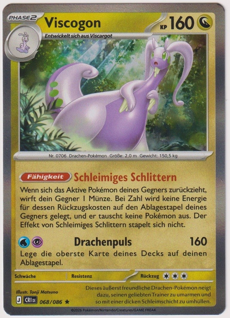 Pokemon TCG Goodra #68/086 Rare (R) Holo Deutsch 2026 – Bild 1