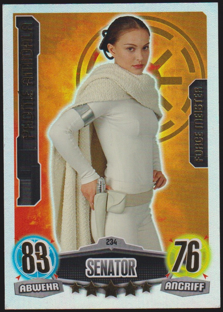 Toppa Star Wars 2012 Padme Amidala Senator Republik TCG Rafractor Rare – Bild 1