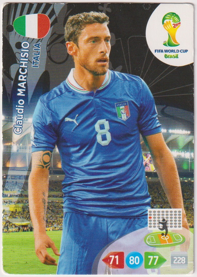 Panini World Cup 2014 Claudio Marchisio Italien Legend Parallel – Bild 1