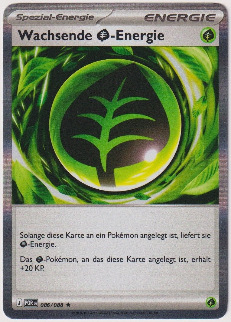 Pokemon TCG Growing Energy #086/088 Rare (R) Holo Deutsch 2026 – Bild 1