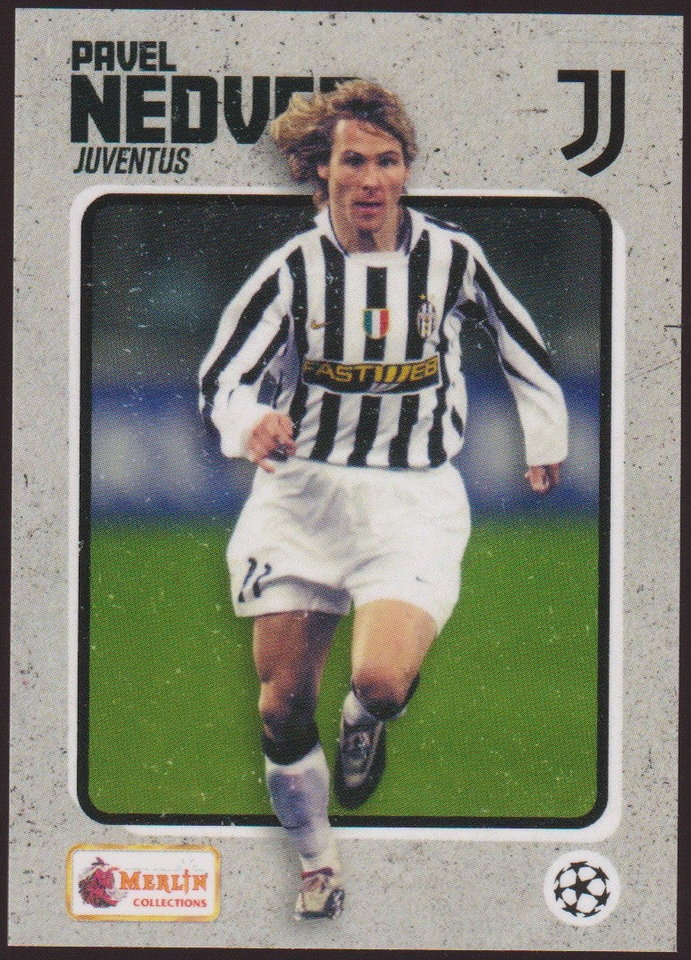 Merlin Collections Heritage Card 2021-22 Pavel Nedved Juventus Parallel – Bild 1