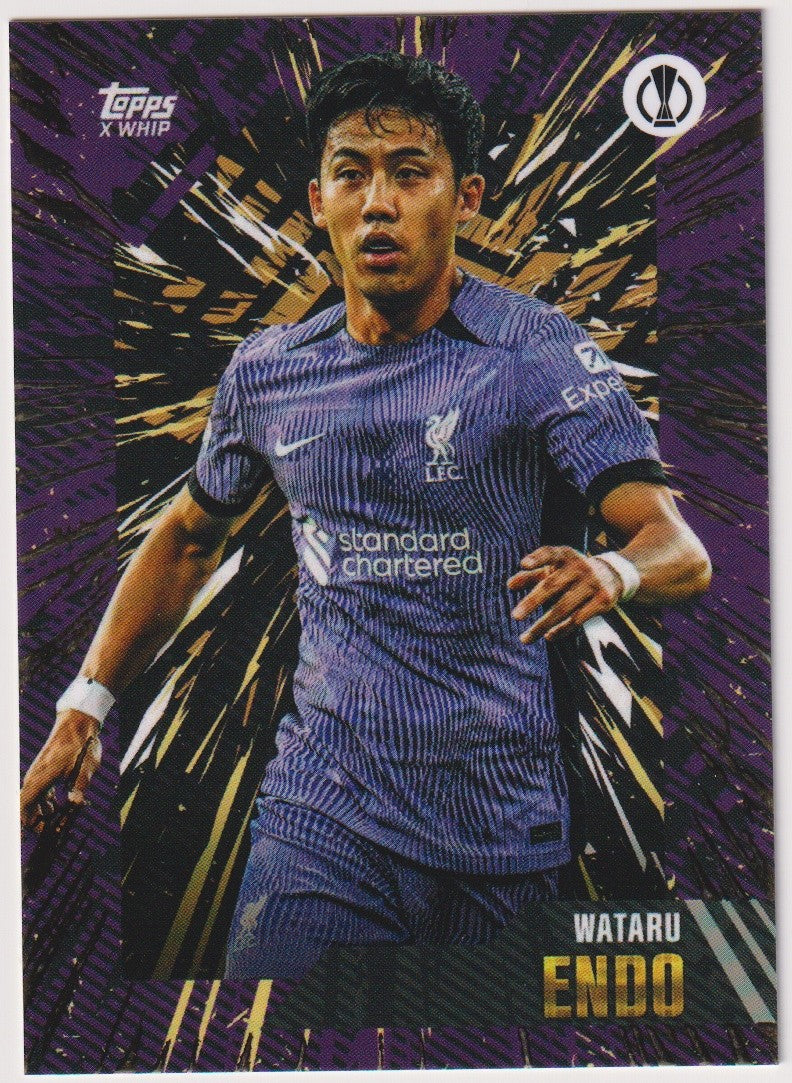 Topps X WHIP Wataru Endo Liverpool Football Club Parallel Rare – Bild 1
