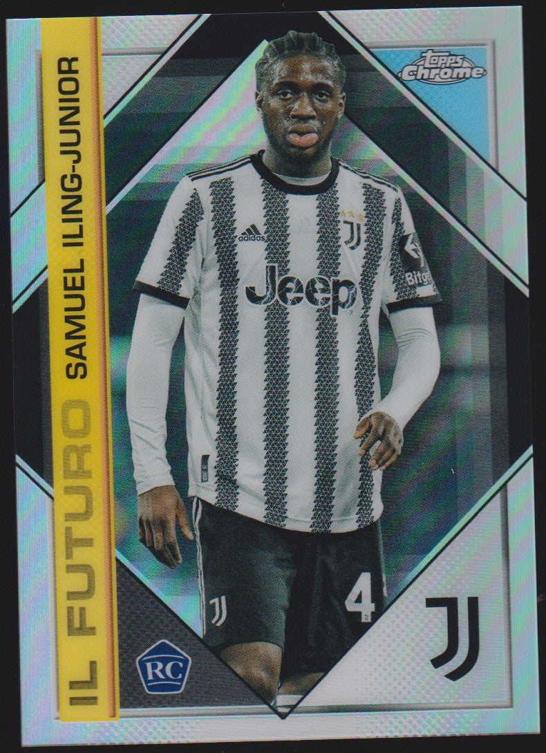 Topps Chrome 2023-24 Samuel Iling-Junior Rookie Juventus Parallel Nr. PP-9 – Bild 1