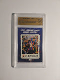 Topps Focus 2024-25 Lamine Yamal History Barcelona Rookie Parallel GSG 8.5 = PSA – Bild 1
