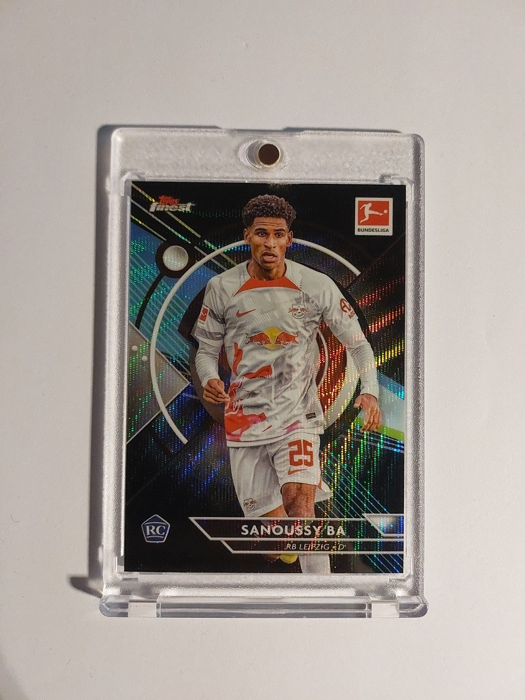 Topps Finest Bundesliga 2022-23 Sanoussy Ba Leipzig Parallel 155/199 Rookie Rare – Bild 1