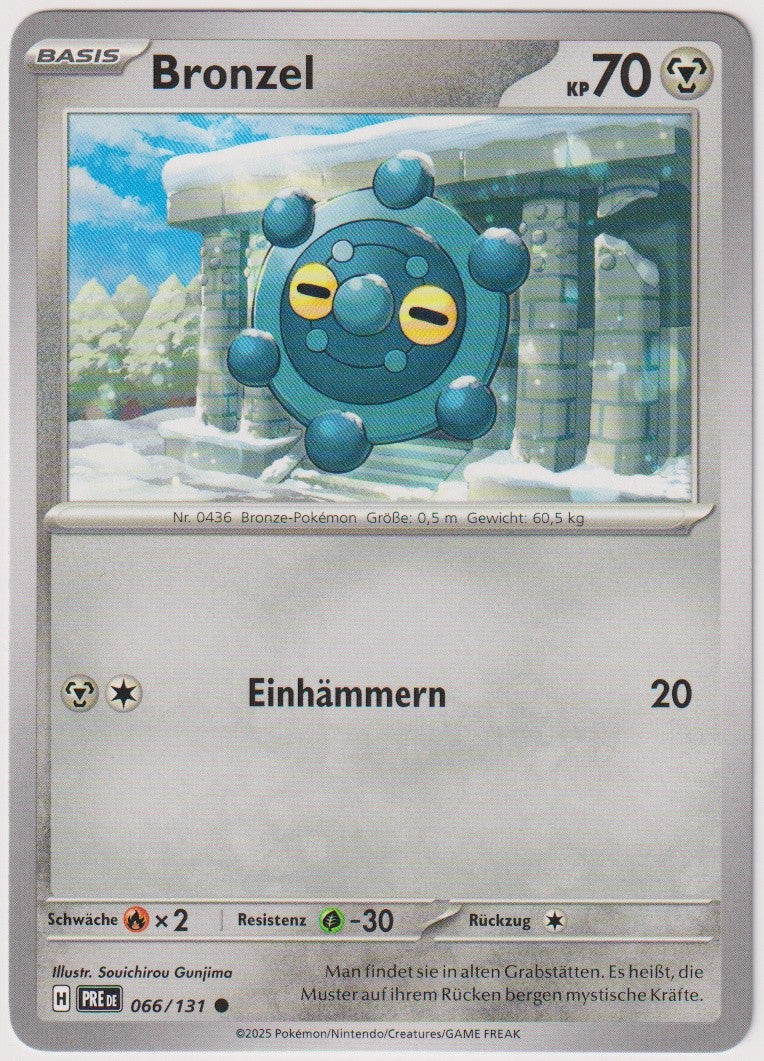 Pokemon TCG Bronzel #66/131 Common (C) Deutsch 2025 – Bild 1