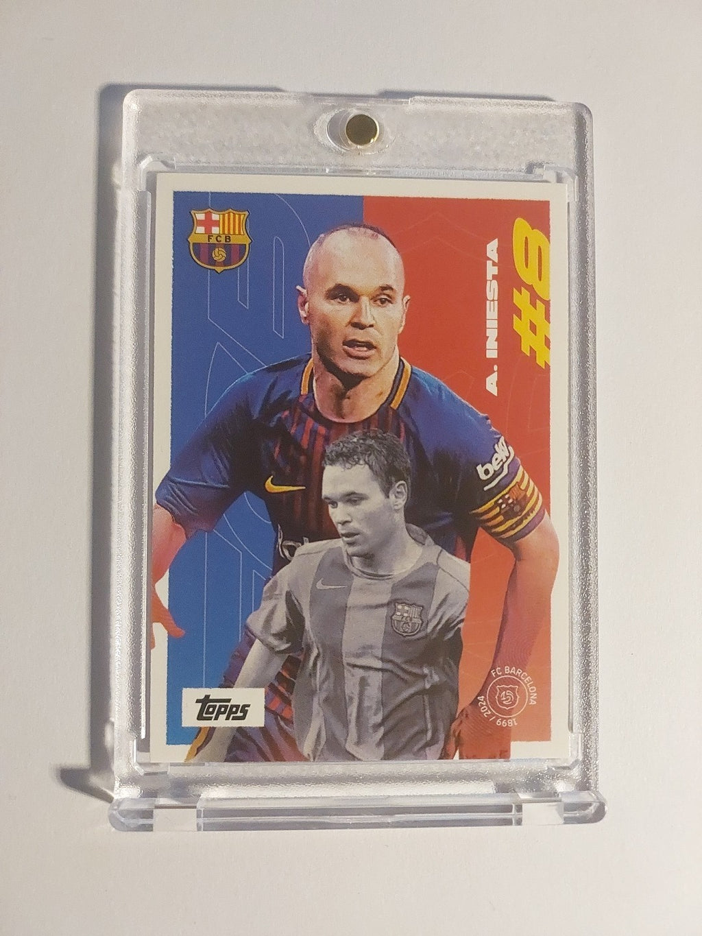 Topps Fc Barcelona Team Set 2024-25 Andres Iniesta Limited Edition Parallel – Bild 1