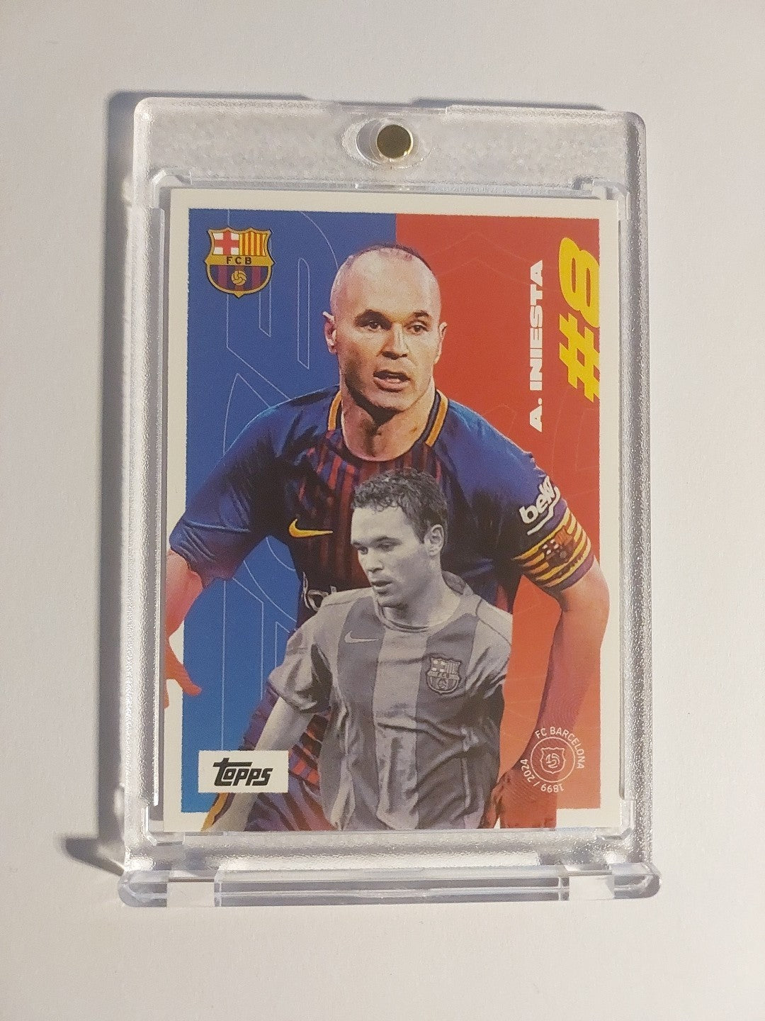 Topps Fc Barcelona Team Set 2024-25 Andres Iniesta Limited Edition Parallel – Bild 1