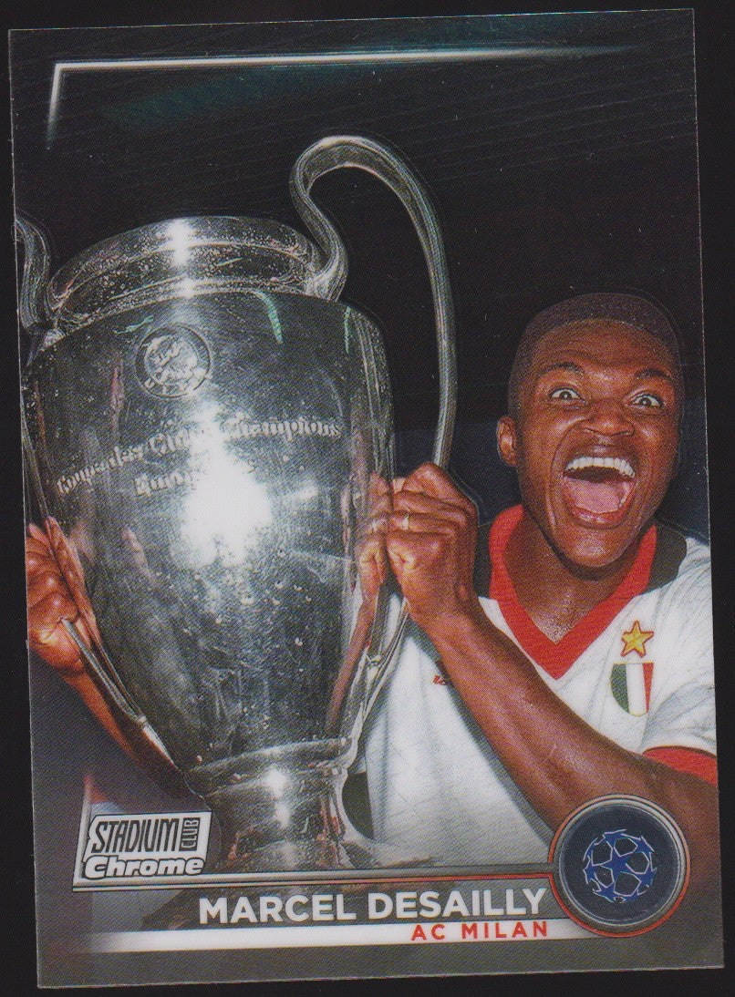 Topps Stadium Club Chrome 2022-23 Marcel Desailly AC Milan Parallel Rare – Bild 1