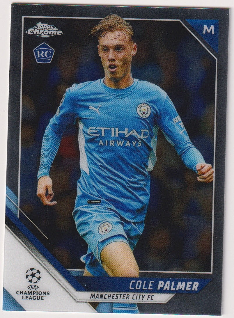 Topps Champions League 2022-23 Cole Palmer Rookei Manchester City FC Parallel – Bild 1