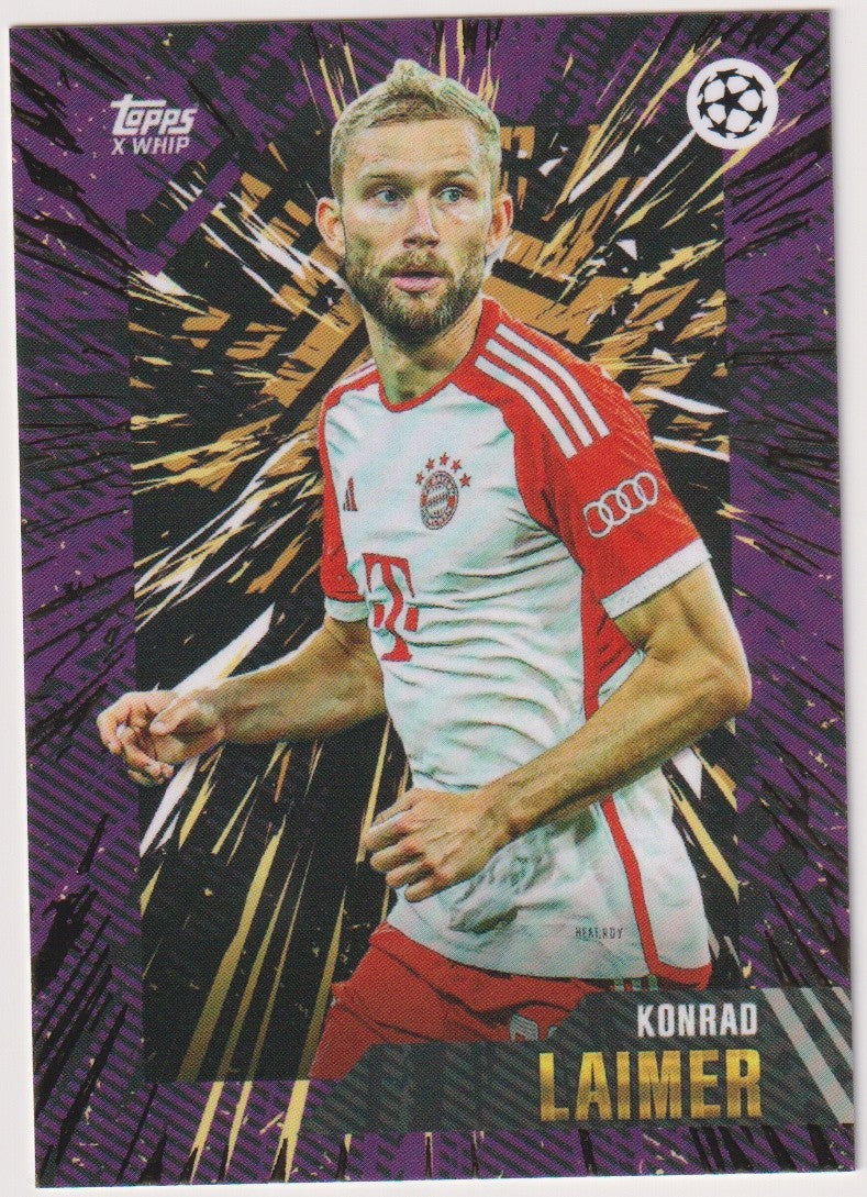 Topps X WHIP Konrad Laimer FC Bayern München Parallel Rare – Bild 1
