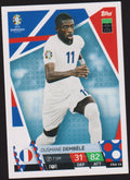 Topps Match Attax 2023-24 Ousmane Dembélé France Parallel Rare – Bild 1