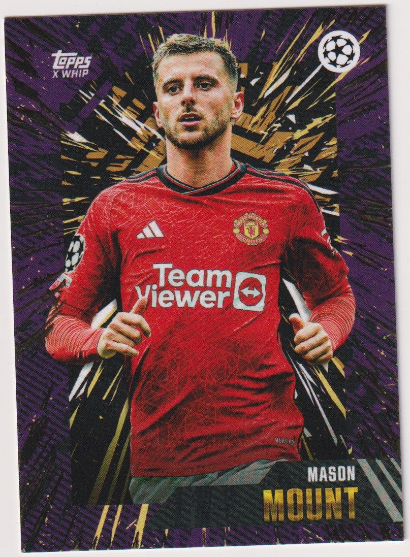 Topps Champions League Gold 2023-24 Mason Mount Manchester United Parallel Rare – Bild 1