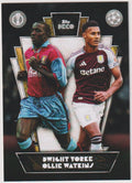 Topps Then & Now 2023-24 Dwight Yorke & Ollie Watkins Aston Villa Parallel Rare – Bild 1