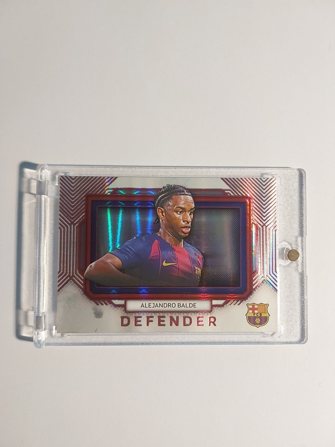 Futera Barcelona 2025 Alejandro Balde Spanien Parallel 19/29 Refractor Rare Hit – Bild 1