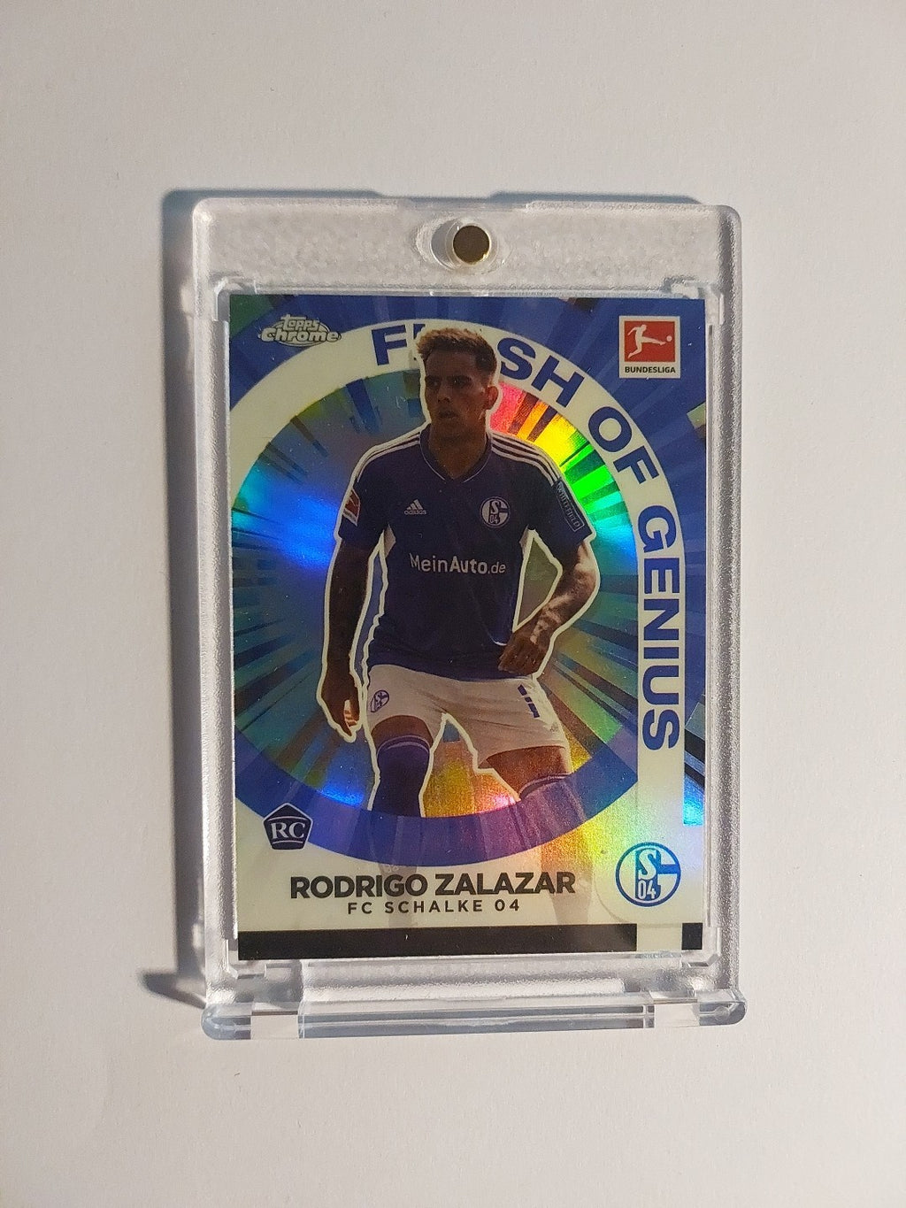 Topps Bundesliga 2022-23 Rodrigo Zalazar Schalke Parallel Rookie Refractor Rare – Bild 1