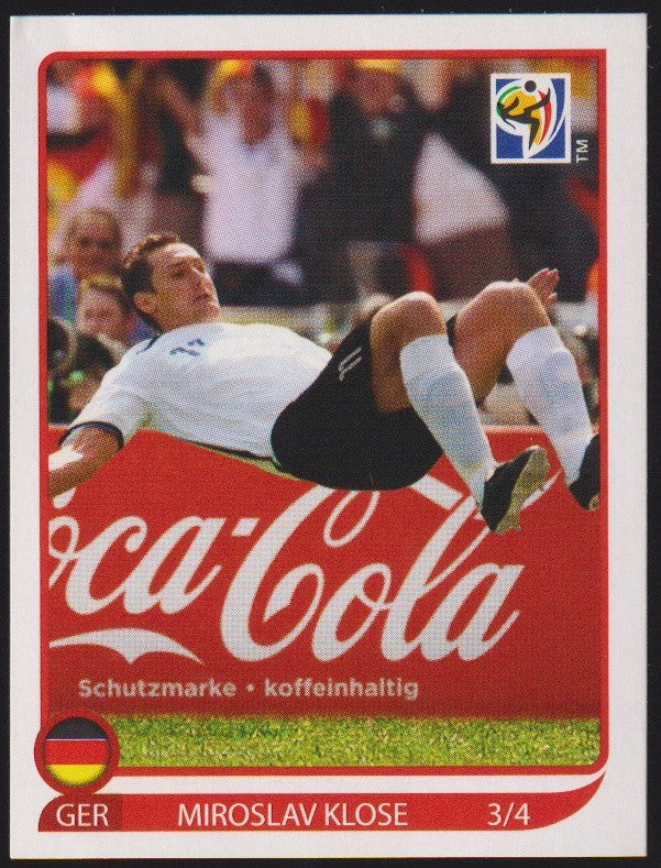 Panini World Cup 2010 Miroslav Klose Deutschland Vintage Parallel 3/4 – Bild 1