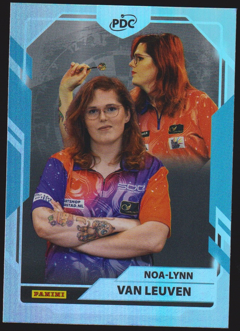 Panini PDC World Championship 2026 Noa-Lynn van Leuven Refractor Parallel – Bild 1
