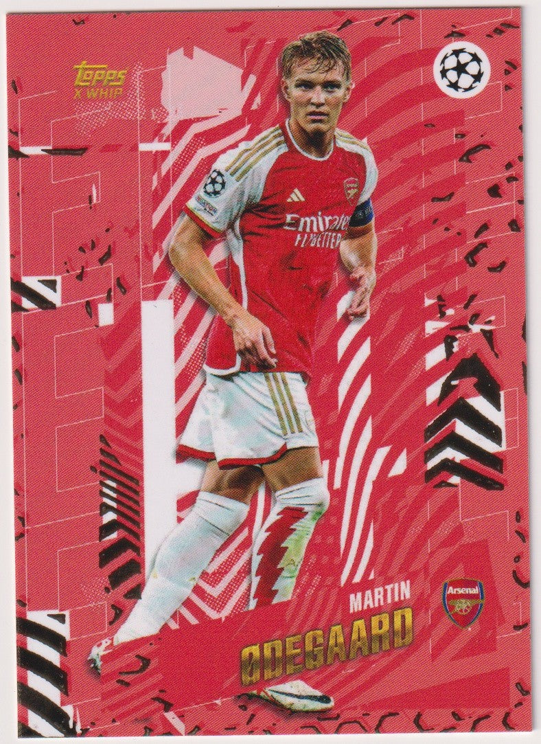 Topps Champions League 2022-23 Martin Odegaard Arsenal Parallel Rare – Bild 1