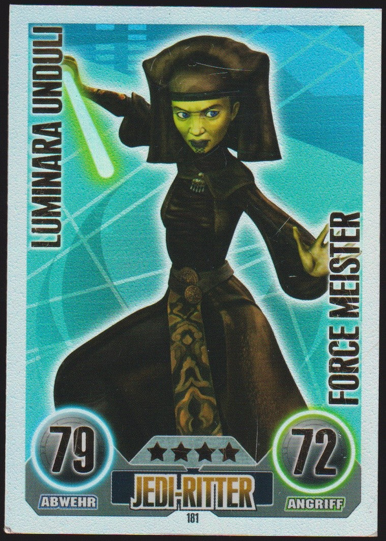Topps Star Wars 2010 Luminara Unduli Repiblik Jedi-Ritter TCG Rare – Bild 1