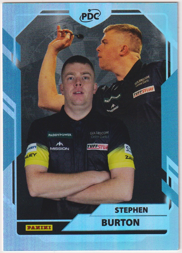 Panini PDC World Championship 2026 Stephen Burton Refractor Parallel – Bild 1