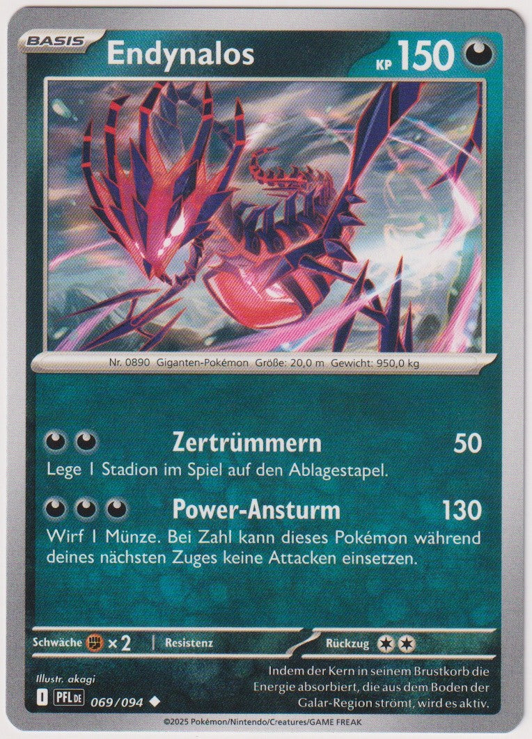 Pokemon TCG Endynalos #69/094 Uncommon (U) Deutsch 2025 – Bild 1