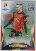 Topps Chrome 2023-24 Arthur Vermeeren Rookie Belgium Parallel Refractor Nr. 24 – Bild 1