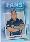 Panini PDC World Championship 2026 Paolo Nebrida Refractor Parallel – Bild 1
