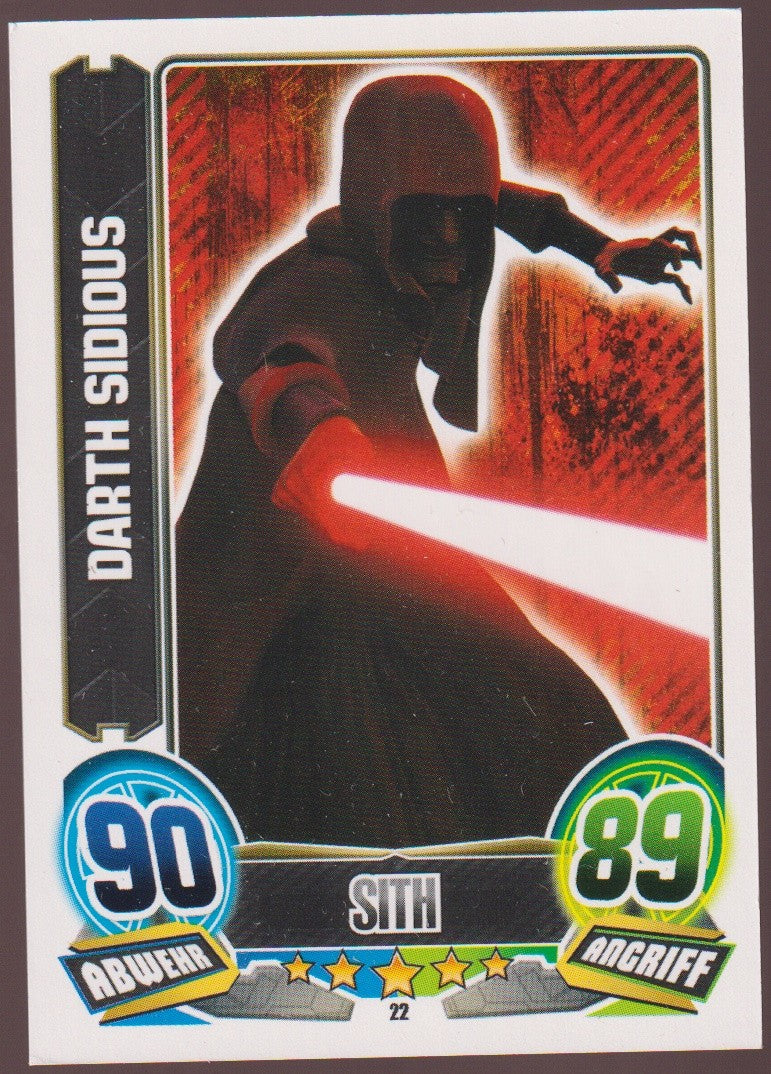 Topps Star Wars 2013 Darth Sidious Separatist Sith TCG Rare – Bild 1