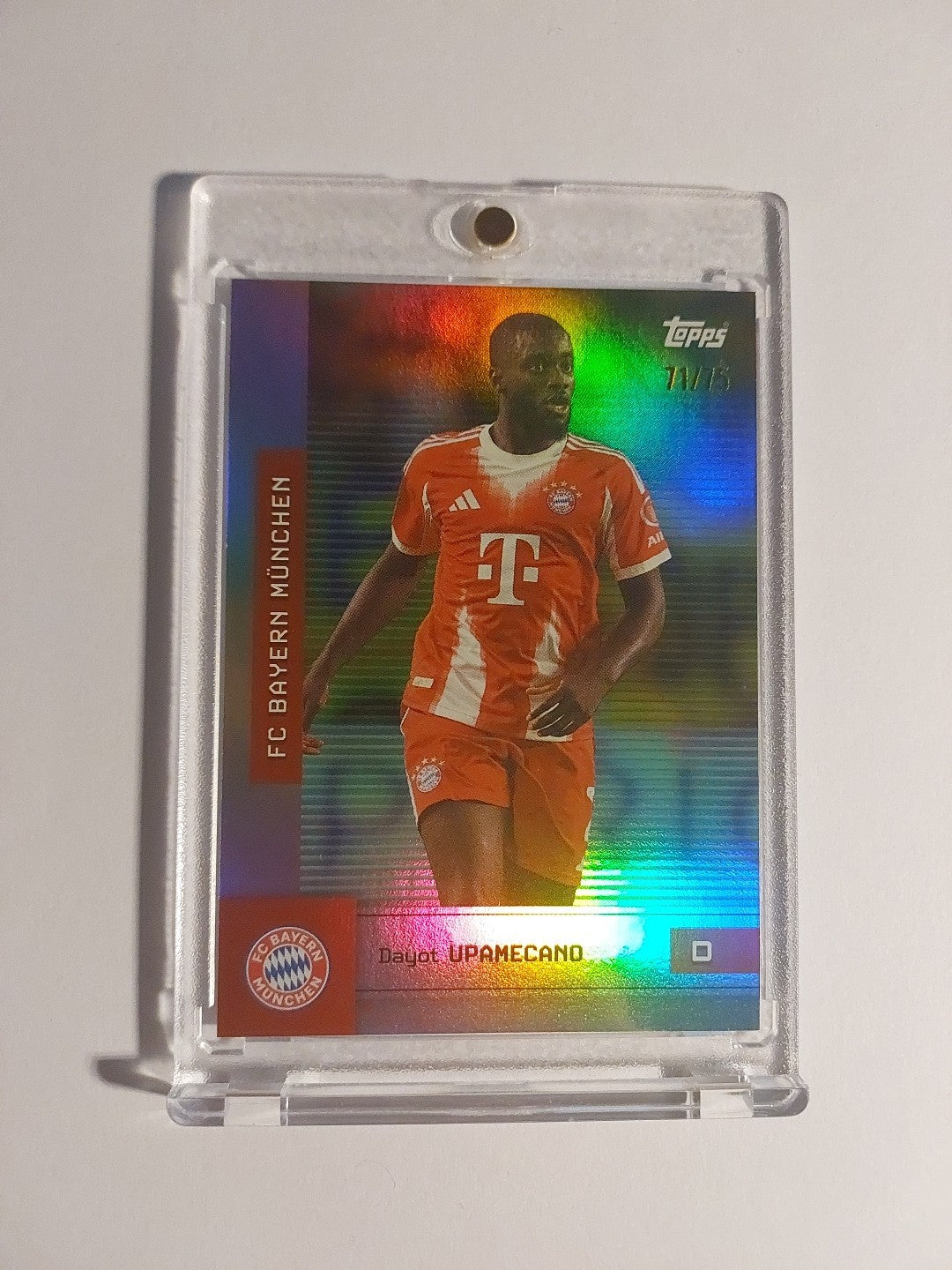 Topps Bayern Team Set 2025-26 Dayot Upamecano Parallel 71/75 Refractor Ultra Hit – Bild 1