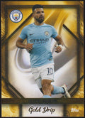 Topps 2023-24 Sergio Agüero Manchester City Parallel Rare Gold Drip – Bild 1