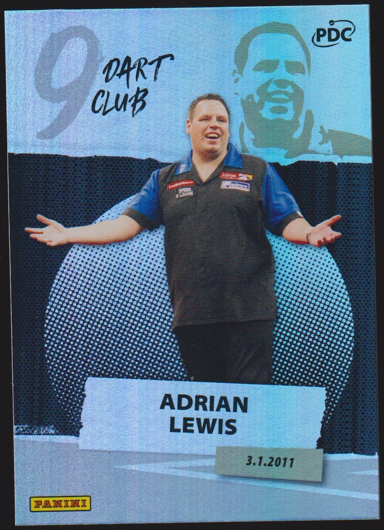 Panini PDC World Championship 2026 Adrian Lewis Refractor Parallel – Bild 1