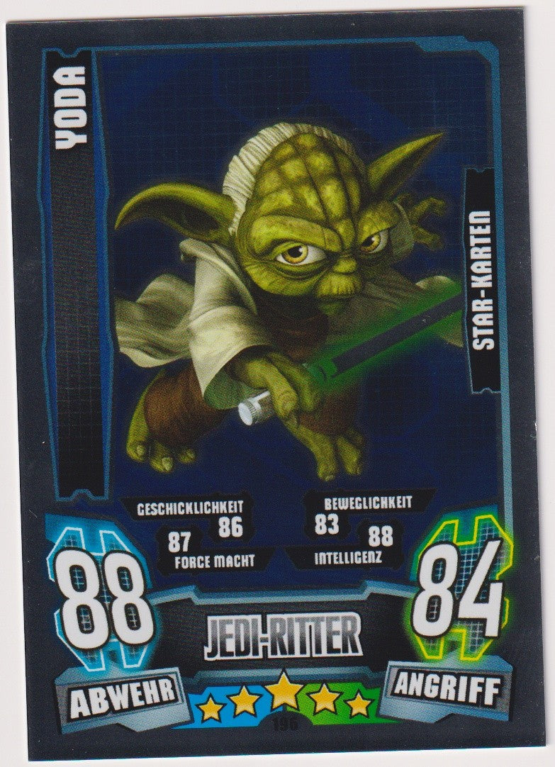 Topps Star Wars 2013 Meister Yoda Republik Jedi-Ritter TCG Rare – Bild 1