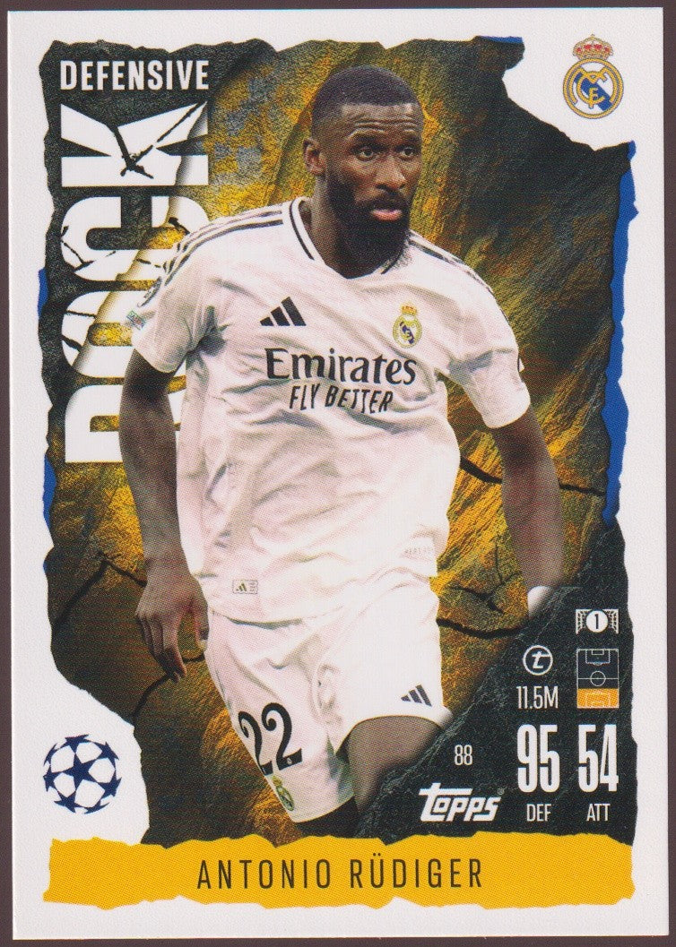 Topps 2024-25 Antonio Rüdiger Real Madrid C.F. UEFA Champions League – Bild 1