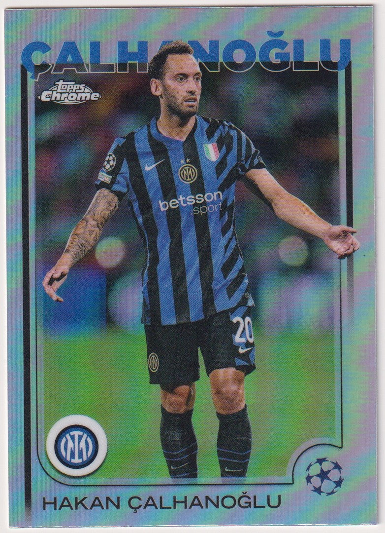 Topps Chrome 2024-25 Hakan Calhanoğlu FC Internazionale Milano Parallel – Bild 1