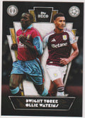 Topps Deco 2023-24 Dwight Yorke & Ollie Watkins Aston Villa Then & Now Parallel – Bild 1