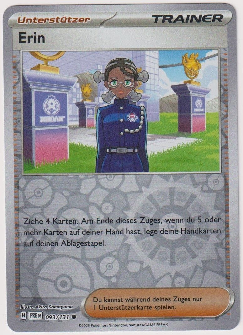 Pokemon TCG Erin #93/131 Uncommon (U) Reverse Holo Deutsch 2025 – Bild 1