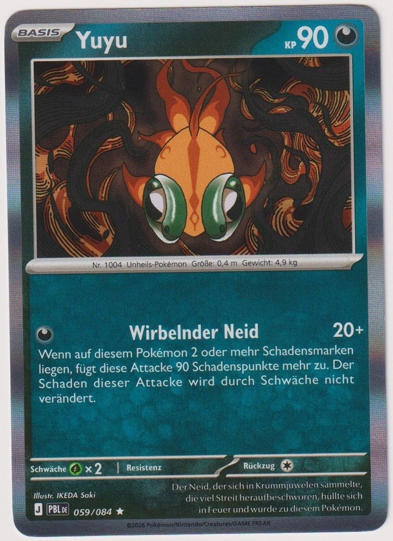 Pokemon TCG Chi-Yu #59/084 Rare (R) Holo Deutsch 2026 – Bild 1