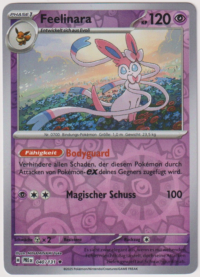 Pokemon TCG Sylveon #40/131 Rare (R) Reverse Holo Deutsch 2025 – Bild 1