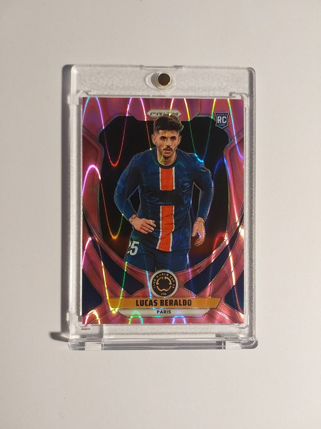 Panini Prizm Club WC 2025 Lucas Beraldo Paris Saint-Germain Parallel 214/299 RC – Bild 1