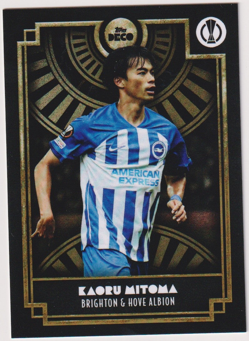 Topps Deco Kaoru Mitoma Brighton & Hove Albion Europa League Parallel Rare – Bild 1