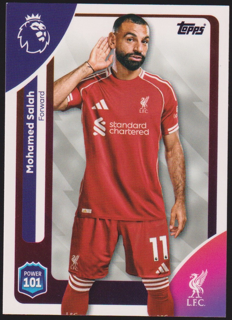 Topps 2025-26 Mohamed Salah Liverpool FC Parallel Rare Nr. 174 – Bild 1