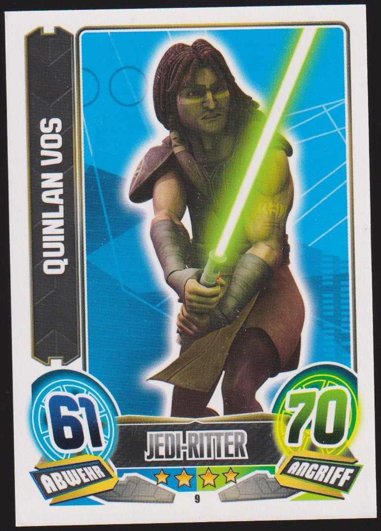 Topps Star 2015 Quinlan Vos Die Republik Jedi-Ritter TCG Rare – Bild 1